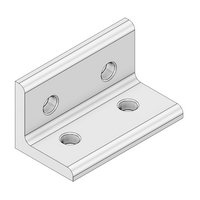 40-543-1 MODULAR SOLUTIONS ANGLE BRACKET<br>30MM TALL X 60MM WIDE W/ HARDWARE